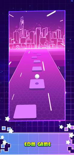 Tiles Hop Ball - Neon EDM Rush screenshot 1