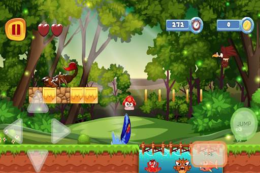 super jungle hedgehog run - adventure game screenshot 1