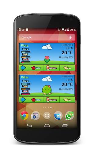 Plant Me - Poke Weather Widget 1 تصوير الشاشة