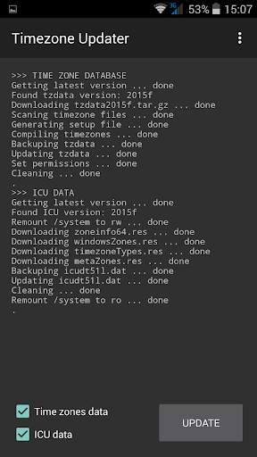 Timezone Updater screenshot 2