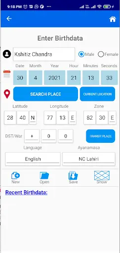 Kundli Chakra 2021 Lite -  Free Kundli Software screenshot 2