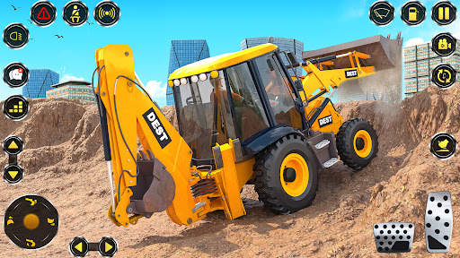 Real JCB Backhoe Loader Game screenshot 2