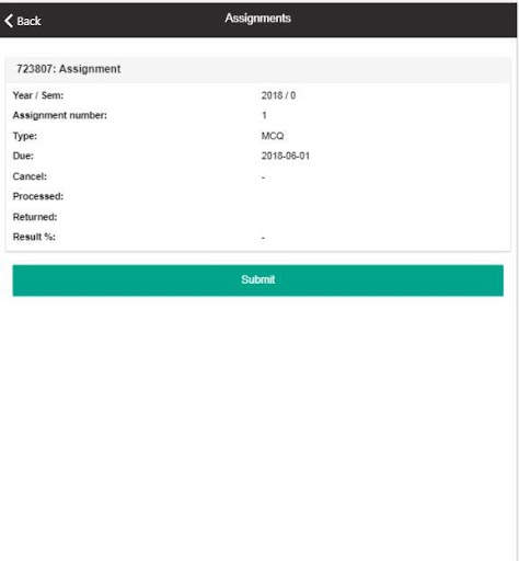 UNISA MCQ App screenshot 15