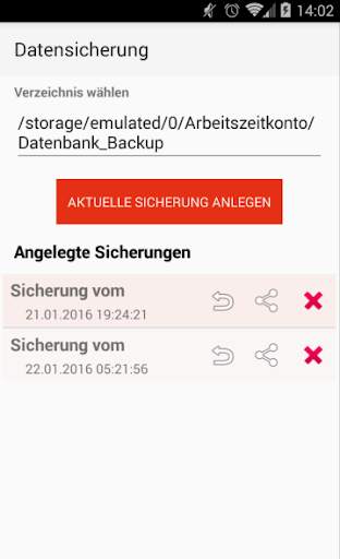 Working Time Account screenshot 7