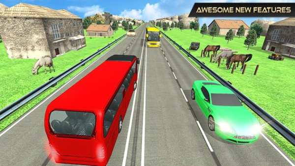 Racing in Coach - Bus Simulator screenshot 5