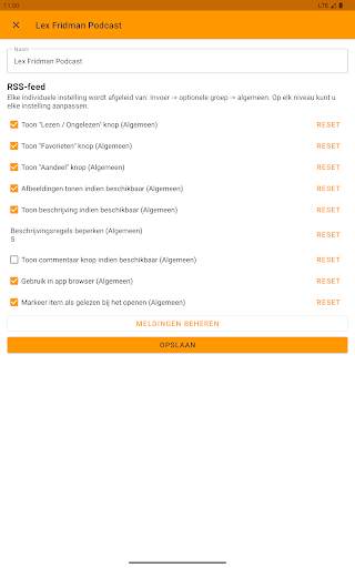 Offline RSS-lezer voor nieuws screenshot 3