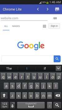 Chrome Lite screenshot 3