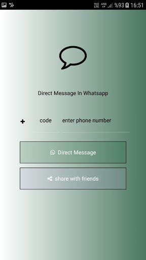 Direct Message for Whatsapp screenshot 1