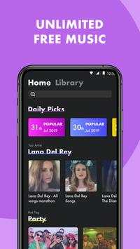 Free Music Player for YouTube screenshot 1