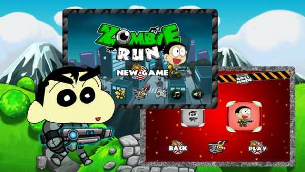Subway Nobita Rush Shin : Chan Zombie Run screenshot 1