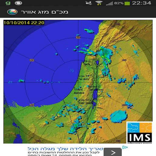 Israel Rain Radar 46