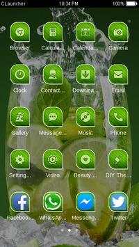 Green Lime Summer Theme HD screenshot 2