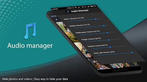 Audio Manager : Hide photo,video, Gallery lock screenshot 1