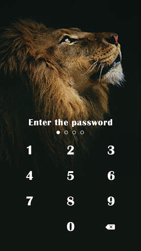 AppLock Theme Lion screenshot 2