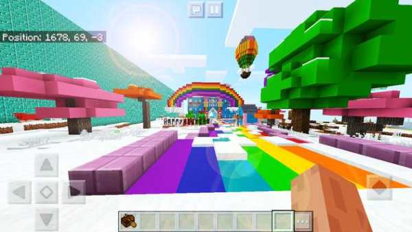 Pink World Minecraft Game for Girls screenshot 2
