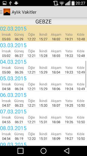 Namaz Vakti screenshot 3