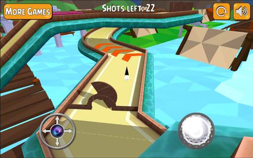 Mini Golf 3D Course King स्क्रीनशॉट 2