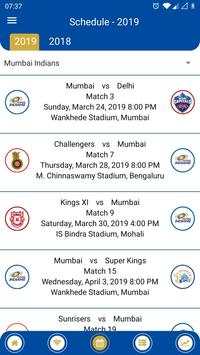 MI IPL 2019 Live Score, Schedules, Points, Dream11 screenshot 3