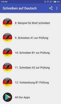 German certificates A1 A2 B1 B2, Letter or Email screenshot 2