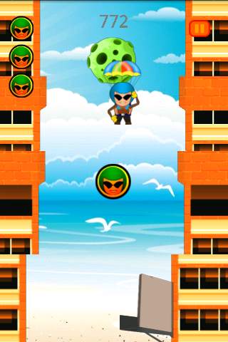 Parachute game screenshot 1