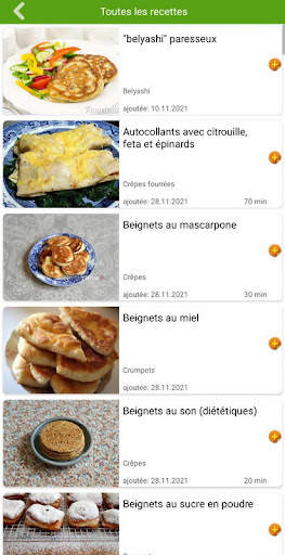 Crêpes, gâteaux au fromage screenshot 3