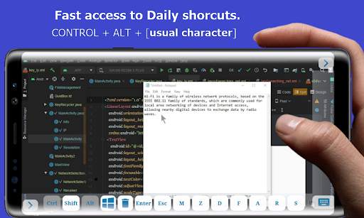 Remote Desktop, Keyboard, Track-pad : ScreenPad. screenshot 4