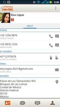Contactos Nextel screenshot 2