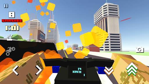 Blocky Moto Racing - 오토바이 라이더 screenshot 6