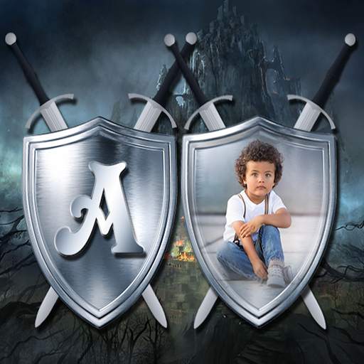 Shield Text Photo Frames 3.9