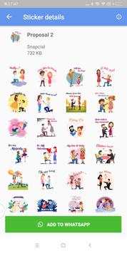 Blue Dog Love WAStickerApps Stickers for WhatsApp screenshot 3