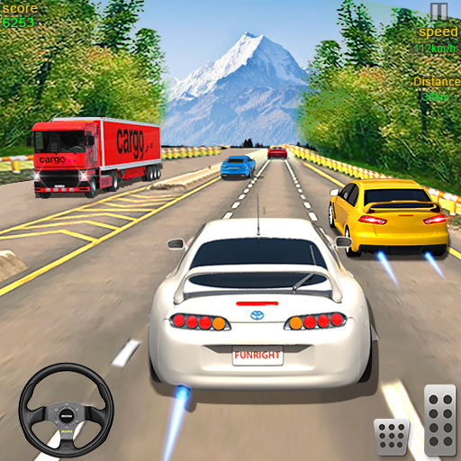 Autoroute auto courses Jeux icon