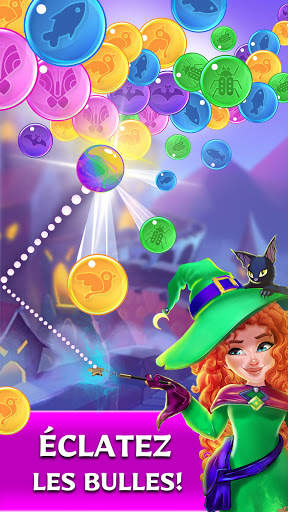 Bubble Shooter Witch 2021 - Magic Puzzle POP Games screenshot 2