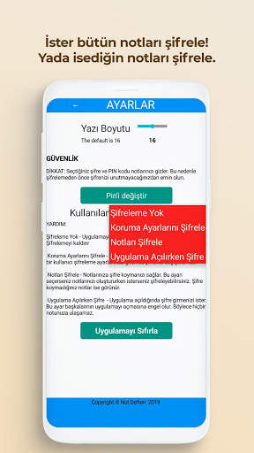 Not Defteri Şifreli screenshot 5