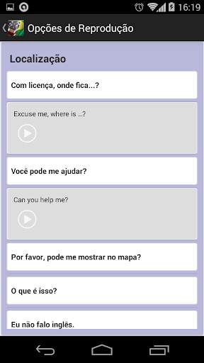 Situações Básicas Inglês Free screenshot 3