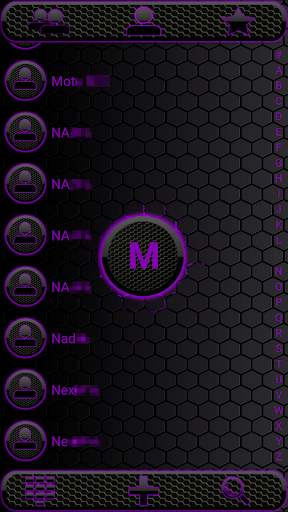 THEME DARKSPACE PURLE EXDIALER screenshot 2