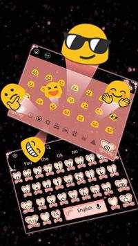 Glitter Heart Diamond Keyboard screenshot 2
