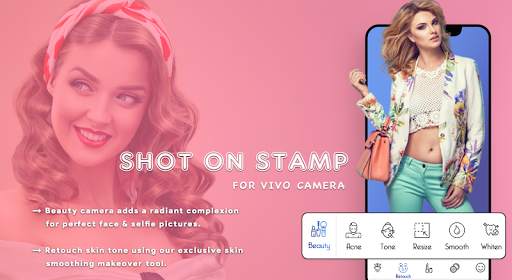 Shot on vivo camera : shot on stamp for vivo screenshot 1
