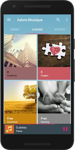 Adore Musique - Music Player स्क्रीनशॉट 5