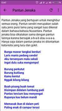 Kumpulan Pantun Lucu screenshot 3