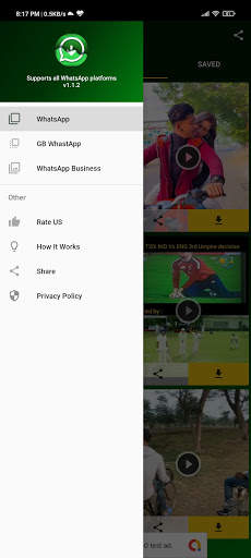 WASS - Share/Save WA Status screenshot 1