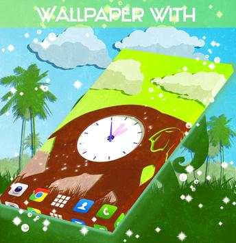 Wallpaper With Clock screenshot 3