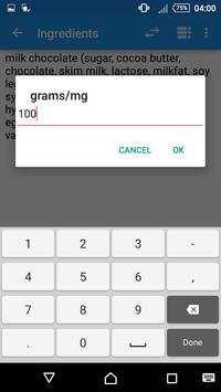 FoodScanner स्क्रीनशॉट 5