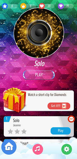 Kpop Piano Tiles Offline - Free Korean Music Songs screenshot 1