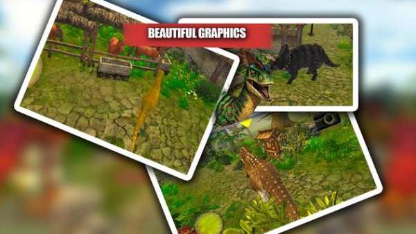 Jurassic Dino Sim : Angry Dinosaur Hunt For Food screenshot 3