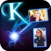 Neon Text Dual Photo Frame 1.0