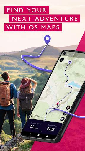 OS Maps: Explore hiking trails screenshot 1