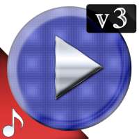 Poweramp v3 skin blue carbon icon