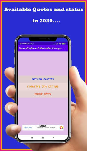 Happy father's day status and quotes in 2020 screenshot 1