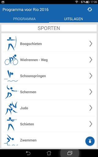 Programma voor Rio 2016 screenshot 7