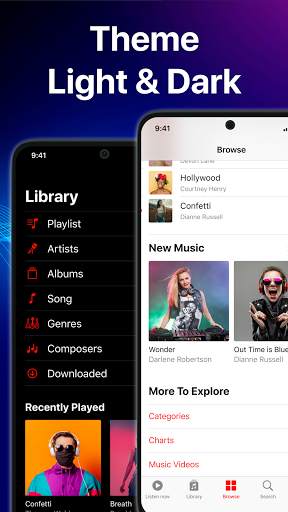 iPlayer OS14: Music Free Player 2021 - EQ Player screenshot 4